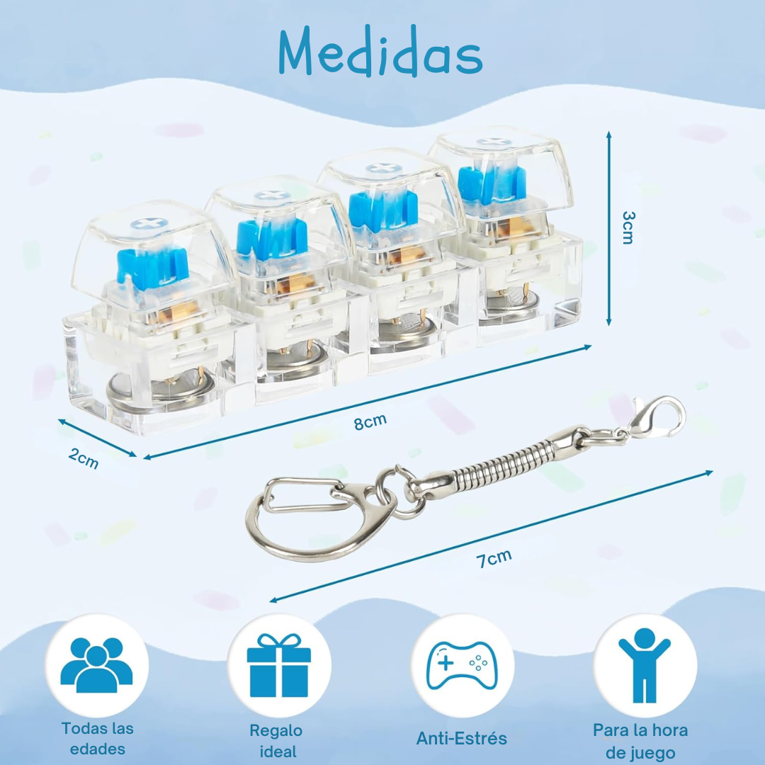 Clicky Pro™️- Mini Teclado Anti-Estrés